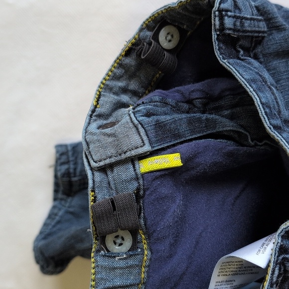 mexx plaid shirt & denim jeans matching outfit set 12-18 months baby toddler boy - Picture 5 of 16